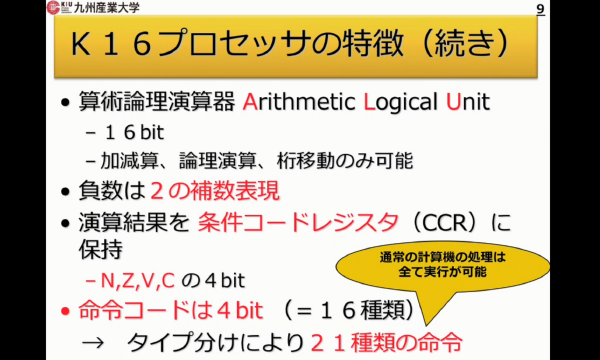 授業中のスクリーン表示